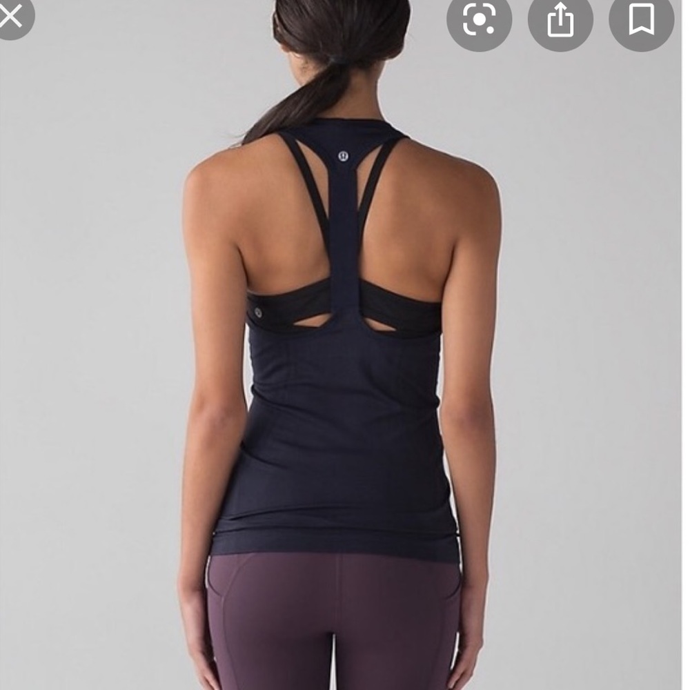 Lululemon swiftly tech t back tank black 6